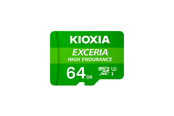 Minnekort - Kioxia EXCERIA High Endurance MicroSD/SD - 100MB/s - 64GB - LMHE1G064GG2