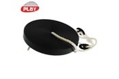 Utendørsleker - Nordic Play Swing disc black with rope - 805-453