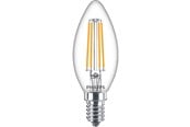 LED-lyspære - Philips LED-lyspære Classic Candle 6.5W/827 (60W) Clear E14 - 929002028055