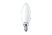 LED-lyspære - Philips LED-lyspære Classic Candle 4,3W/827 (40W) Frosted E14 - 929001345355