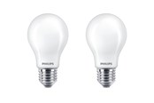 LED-lyspære - Philips LED-lyspære Classic Standard 7W/827 (60W) Frosted 2-pack E27 - 929001243067