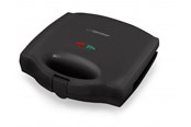 Brødrister - Esperanza Brødrister SANDWICH MAKER WITH INTERCHANGEABLE PLATES PORTABELLA 700W BLACK - EKT006K