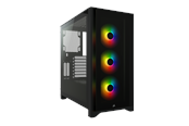 Kabinett - Corsair iCUE 4000X TG - Black - Kabinett - Miditower - Svart - CC-9011204-WW