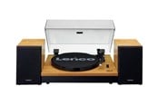 Platespiller - Lenco LS-300WD - Record Player with Bluetooth® and two separate speakers - Wood - Platespiller Brun - LS-300WOOD