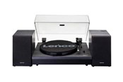 Platespiller - Lenco LS-300WD - Record Player with Bluetooth® and two separate speakers - Black - Platespiller Svart - LS-300BLACK