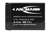 Kamerabatteri & Batterigrep - ANSMANN A-Can NB 13 L - 1400-0069