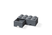 Barnerom - LEGO Brick Drawer 8, mørke grå - 40061754