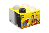 Barnerom - LEGO Oppbevaringsboks Multi-Pack (3 pcs) - Mix - svart, grå, hvit - 40140007