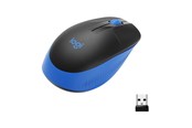 Mus - Logitech M190 Full-size Wireless Optical PC Mouse - Blue - Mus - Optisk - 3 knapper - Blå - 910-005907