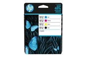 Printertilbehør blekk/toner - HP 912 / 6ZC74AE Ink 4-Pack - Blekkpatron Svart, Cyan, Magenta, Gul - 6ZC74AE