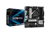 Hovedkort - ASRock A520M Pro4 Hovedkort - AMD A520 - AMD AM4 socket - DDR4 RAM - Micro-ATX - 90-MXBDU0-A0UAYZ