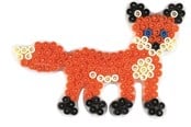 Kreative leker - Hama Ironing Beads Plate - Fox - 323