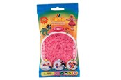 Kreative leker - Hama Ironing beads-pink-transparent (072) 1000pcs - 207-72