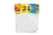 Kreative leker - Hama Ironing beads Pegboards-heart and Hexagon Large - 4454