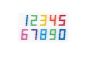 Kreative leker - Hama Ironing Beads Plate-Numbers - 273