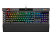 Tastatur - Corsair K100 RGB - MX Speed - Gamingtastatur - Nordisk - Svart - CH-912A014-ND