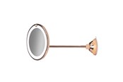 Sminkespeil - Gillian Jones suction mirror in rose gold x 10 magifying - 10252-82