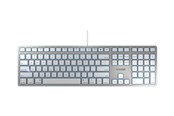 Tastatur - Cherry KC 6000 SLIM FOR MAC - Tastatur - Nordisk - Sølv - JK-1610PN-1