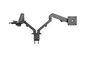 Skjermholder - Vision Monitor Desk Arm Dual Matt Black - VFM-DAD/4