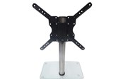 Veggmontering, AV-braketter & AV-møbler - ConnecTech StandView TV Desk Mount with rotatable top. 26"-55". Alu finish 25 kg 55" From 200 x 200 mm - SWB7150