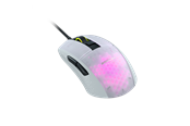 Mus - ROCCAT Burst Pro - Gaming mus - Optisk - 6 - Hvit med RGB lys - ROC-11-746