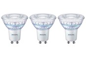 LED-lyspære - Philips LED-lyspære Spot 2,6W/922-927 (35W) 36° WarmGlow Dimmable 3-pack GU10 - 929002065556