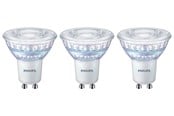 LED-lyspære - Philips LED-lyspære Spot 3,8W/922-927 (50W) 36° WarmGlow Dæmpbar 3-pack GU10 - 929002065756