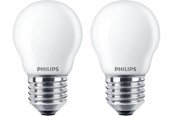 LED-lyspære - Philips LED-lyspære Classic Mini-ball 2.2W/827 (25W) Frosted 2-pack E27 - 929001345670