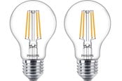 LED-lyspære - Philips LED-lyspære Classic Standard 4,3W/827 (40W) klar 2-pack E27 - 929001890067