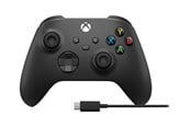 Spill - Tilbehør - Microsoft Xbox - Carbon Black + USB-C Cable - Wireless Controller - Android - 1V8-00002