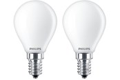 LED-lyspære - Philips LED-lyspære Classic Candle 4.3W/827 (40W) Frosted 2-pack E14 - 929001345567