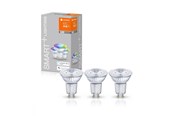 Smarthus - LEDVANCE SMART+ LED LAMP SPOT RGBW MULTICOLOURED GU10 FR (3-PACK) - 4058075486058