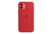 Mobil - Deksel og etui - Apple iPhone 12 & 12 Pro Silicone Case w/ MagSafe - Red - MHL63ZM/A