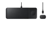 Mobil - Adaptere og ladere - Samsung Wireless Charger Trio (Incl. Power Adapter) - Black - EP-P6300TBEGEU