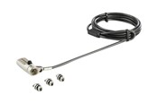 Kabinett tilbehør (kjølepasta mv.) - StarTech.com 6' (2m) 3-in-1 Universal Laptop Cable Lock - 4-Digit Combination Security Lock for K-Slot Nano & Wedge Slot Desktop/Laptop security cable lock - LTULOCK4D