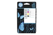 Printertilbehør blekk/toner - HP 932 / 6ZC71AE 4-Pack Color Ink - Blekkpatron Colour (cyan, magenta, yellow, black, black) - 6ZC71AE