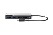 USB-hub - ALOGIC USB-C Fusion SWIFT 4-in-1 Hub USB-hub - USB 3.0 - 4 porter - Grå - UCFUUA-SGR