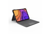 Tastatur - Logitech Folio Touch for iPad Air (4th generation) - Grey - iPad tablet - Tastatur & Foliosett - Nordisk - Grå - 920-009966