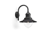 Lamper - Philips Raindrop wall lantern black 1x60W 230V| No bulb Ha - 915005693601