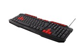 Tastatur - Deltaco GAMING - Gamingtastatur - Engelsk - Storbritannia - Svart - GAM-024UK