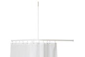 Baderomstilbehør - Van Der P Profil 2001 l-shaped shower rail 90x90 cm white - 2750-02-90