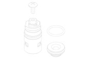 Reservedeler og tilbehør - Damixa kit ceramic module - 2316700