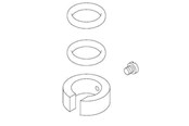 Reservedeler og tilbehør - Damixa kit for swivel spout serial 30 - 1320300