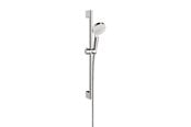 Dusj- og monteringstilbehør - Hansgrohe crometta vario shower set 0.65 m white/chrome - 26532400