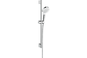 Dusj- og monteringstilbehør - Hansgrohe crometta 1jet shower set 0.65 m white/chrome - 26533400