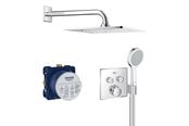 Blandebatterier og beslag - Grohe Grohtherm SmartControl Dusjsystem med hodedusj, krom - 34742000