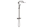 Dusj- og monteringstilbehør - Grohe Euphoria System 310, Dusjsystem med termostatisk blandebatteri for veggmontering, Hard Graphite - 26075A00