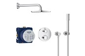 Blandebatterier og beslag - Grohe Grohtherm shower set with Rainshower Cosmopolitan 210, chrome - 34732000