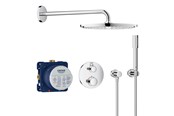 Dusj- og monteringstilbehør - Grohe Grohtherm shower system, 2 heads, Wall, Chrome - 34731000