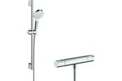 Dusj- og monteringstilbehør - Hansgrohe crometta vario/ecostat 1001 cl combi set 65 cm - 27817400